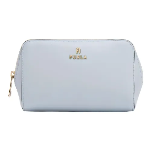 Furla Текстурированная кожа клатч среднего размера женский светло-синий