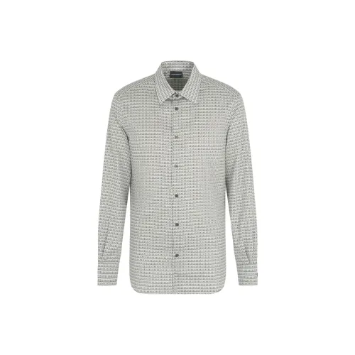 EMPORIO ARMANI Рубашка Мужская Серого цвета