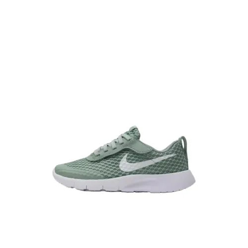 Nike TANJUN EASYON BR Дышащие Низкие Беговые Кроссовки Зеленые для Детей Возрастом 3-7 Лет
