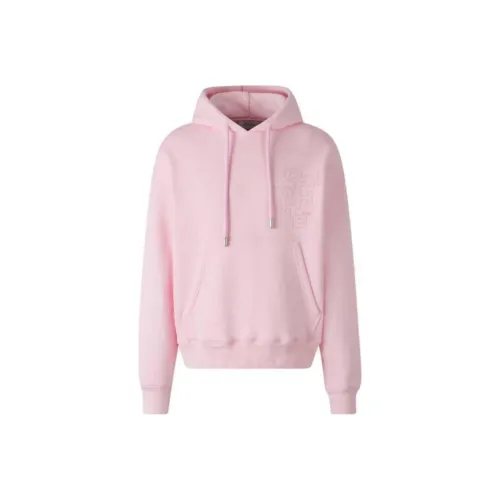 OFF Белый Свитшот Свободный крой Мужской Розовый