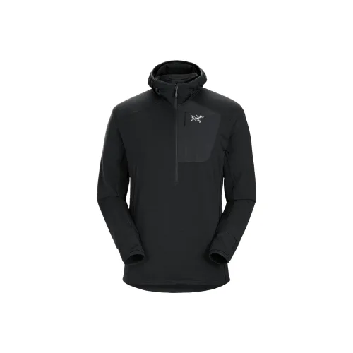 Arcteryx DELTA 1 2 DELTA 1 2 Zip Шея HOODY Мужской Толстовка Мужской Черный