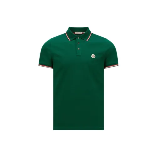 MONCLER Зеленая Мужская Поло