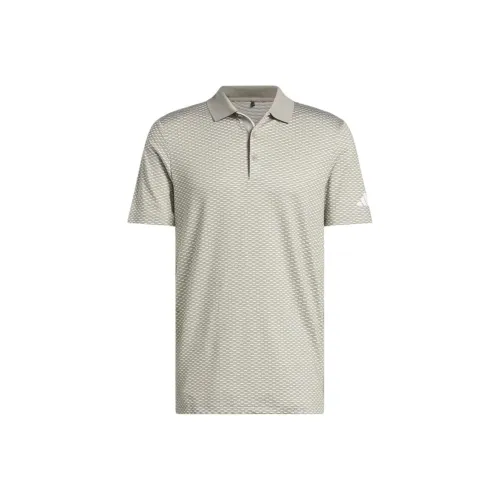 Adidas Beyond Текстурированное Поло Мужское Цвет Пудра Бежевый