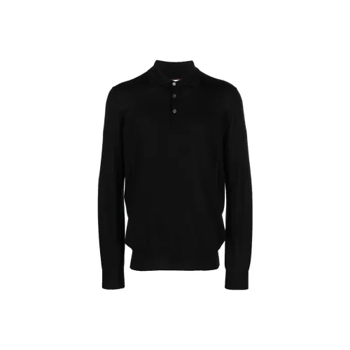 BRUNELLO CUCINELLI Черная мужская поло