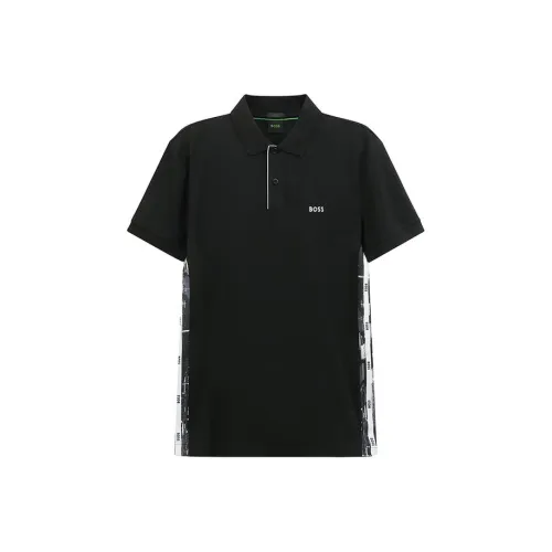 Hugo Boss SS23 Поло Мужское Черное