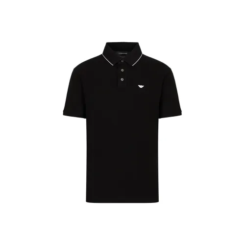EMPORIO ARMANI SS23 Поло Мужское Черное