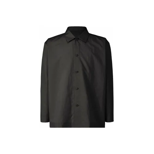 Homme Plissé Issey Miyake Рубашка Мужская Черная