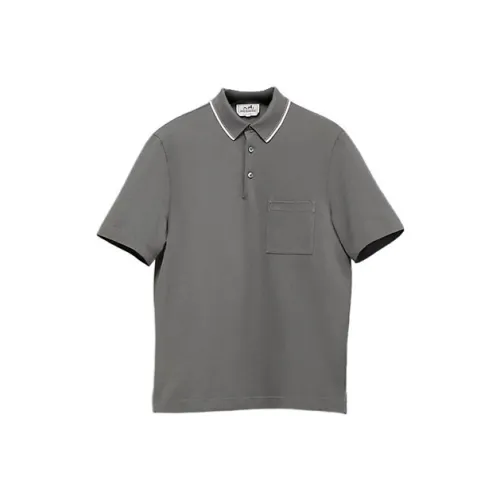 HERMES Серый Мужской Поло