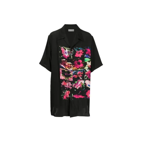 Yohji Yamamoto Мужские Черные Рубашки