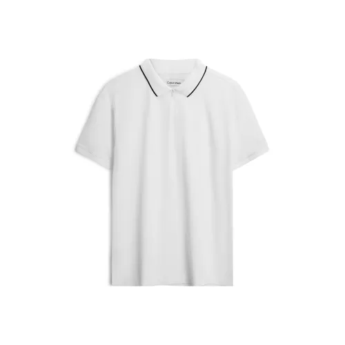 Calvin Klein Polo Мужское Белое Moon