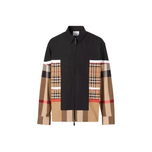 Burberry Рубашка Осенняя Мужская Архив Бежевый