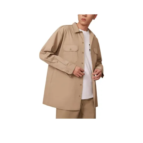 Dickies SS23 Хаки Мужские Рубашки