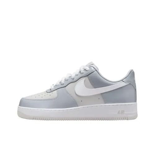 Nike Air Force 1 Slip Resistant Abrasion Resistant Низкий Топ Скейтбординг Кроссовки Мужские Серые