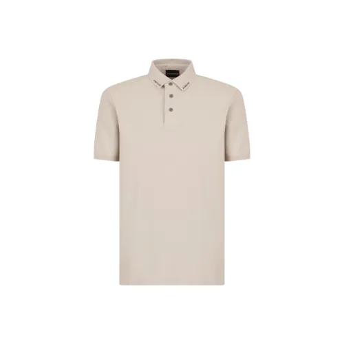 EMPORIO ARMANI Поло Мужское Экрю