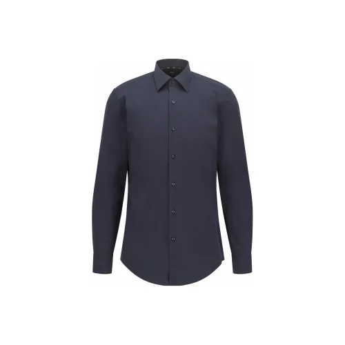 Hugo Boss FW22 Рубашка Мужская Синяя