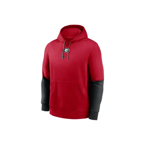 nike CollegeClub FW24 Georgia Bulldogs Sideline Team Issue Свитшот Мужской Красный