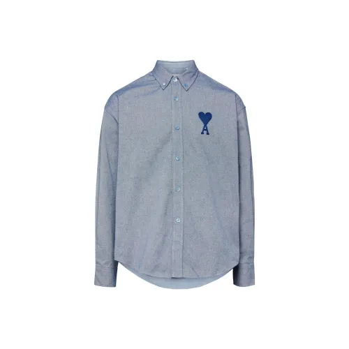 AMIPARIS Blue Men's Shirts AMIPARIS Синий Мужские Рубашки