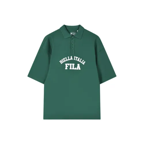 FILA Valentine's Day Collection Поло Унисекс Chrysoprase Зеленый