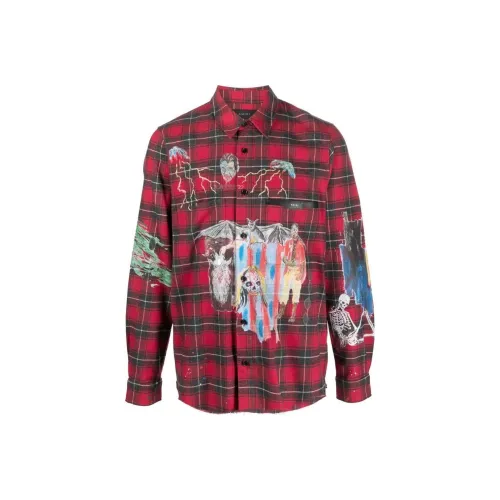AMIRI Red Мужские Рубашки