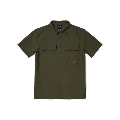 THE NORTH FACE Рубашка Мужская Зеленая
