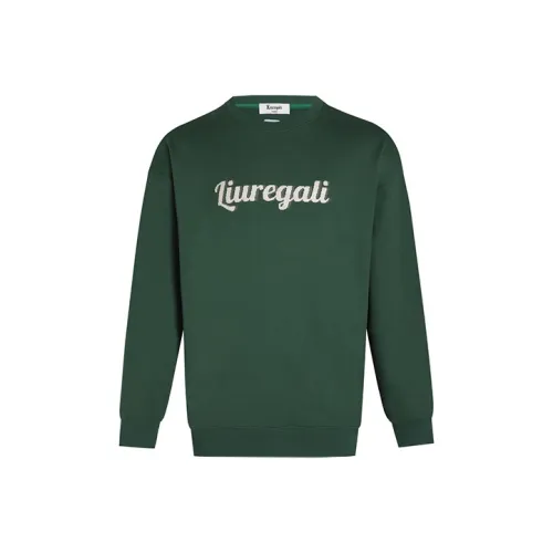 LIUREGALI Свитшот Мужской Зеленый