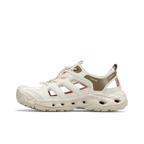 HUMTTO Дышащий Сцепление Покрытие Обувь для горных походов Женская Бежевая