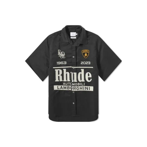 RHUDE Мужские Черные Рубашки