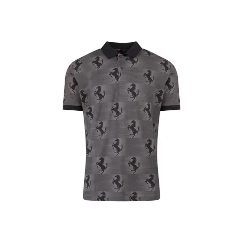 Феррари Черная Мужская Поло