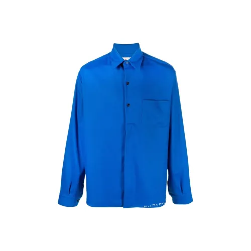 MARNI Синий Мужские Рубашки