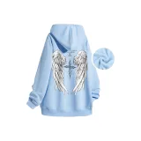 Далекий Небесный Синий с флисовой подкладкой