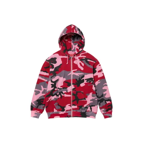 Supreme SS24 WEEK6 С капюшоном ZIP UP Термический Свитшот Унисекс