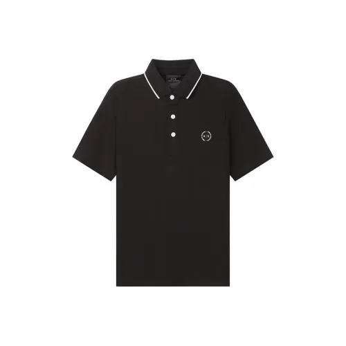 ARMANI EXCHANGE SS22 Поло Мужское Черное