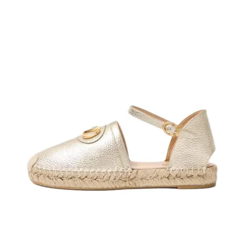Valentino Ballerina Espadrilles Женские Золотые