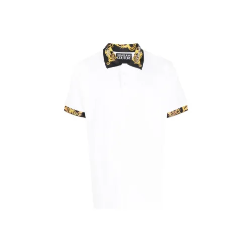 VERSACE JEANS COUTURE Белая Мужская Рубашка Поло