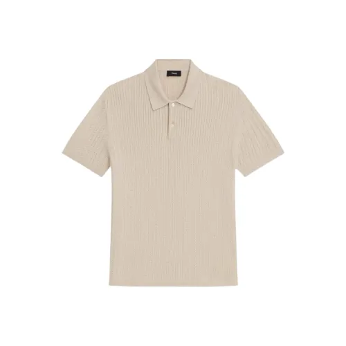 Поло THEORY Мужское Светло-Бежевое