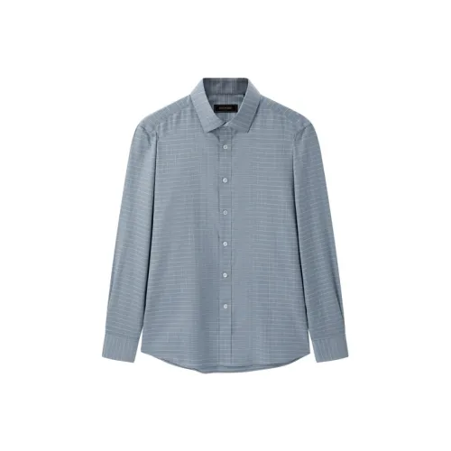 YOUNGOR Серые Мужские Рубашки