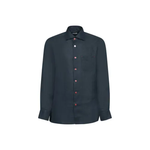 KITON Мужские Синие Рубашки