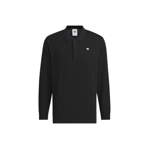 Adidas Originals Поло Мужское Черное