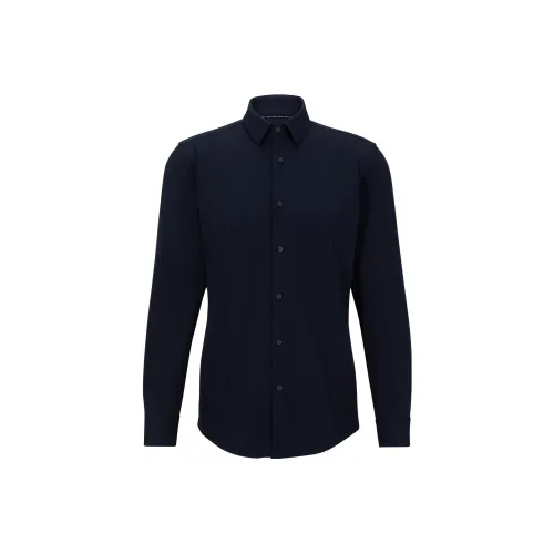 Hugo Boss Рубашка Мужская Морской Синий