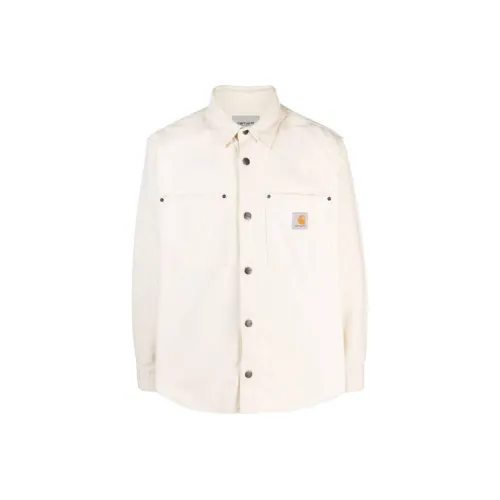 Carhartt WIP Рубашка Мужская Айвори Белый