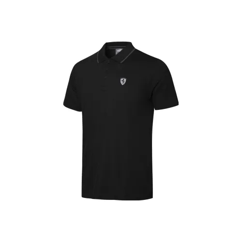 PUMA x FERRARI Мужская черная поло