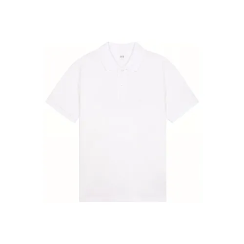 UNIQLO Белое унисекс-поло