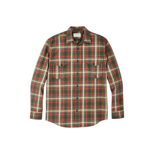 Filson FW24 Рубашка Мужская Анилиново-красная Клетка