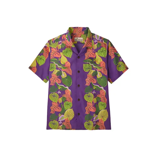 Patagonia La'au Pataloha Рубашка Мужская Фиолетовая