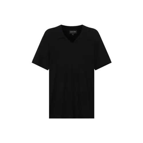 GIORGIO ARMANI Мужская черная поло