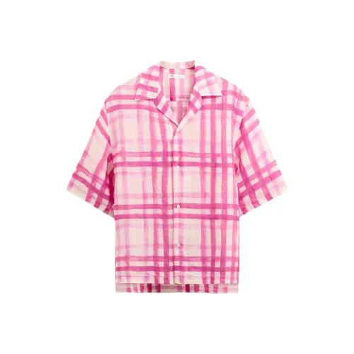 ZARA Рубашка Мужская Темно-фиолетовая Красная