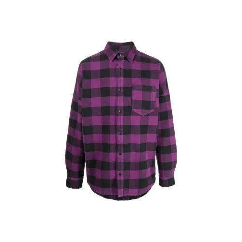 PALM ANGELS Фиолетовые Мужские Рубашки