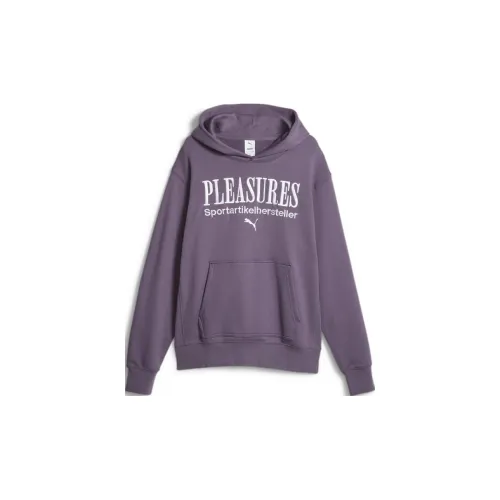PUMA x PLEASURES Co Бренд Фиолетовый Мужские Толстовки