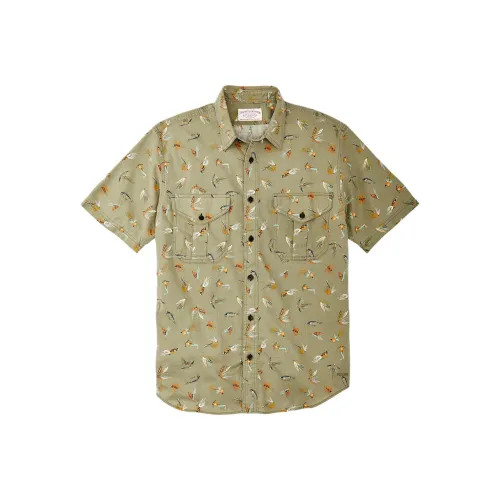 Filson FW24 Рубашка Мужская Оливково-Зеленая