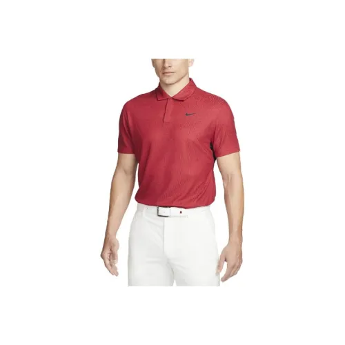 Nike Фитнес-красный Мужской Поло